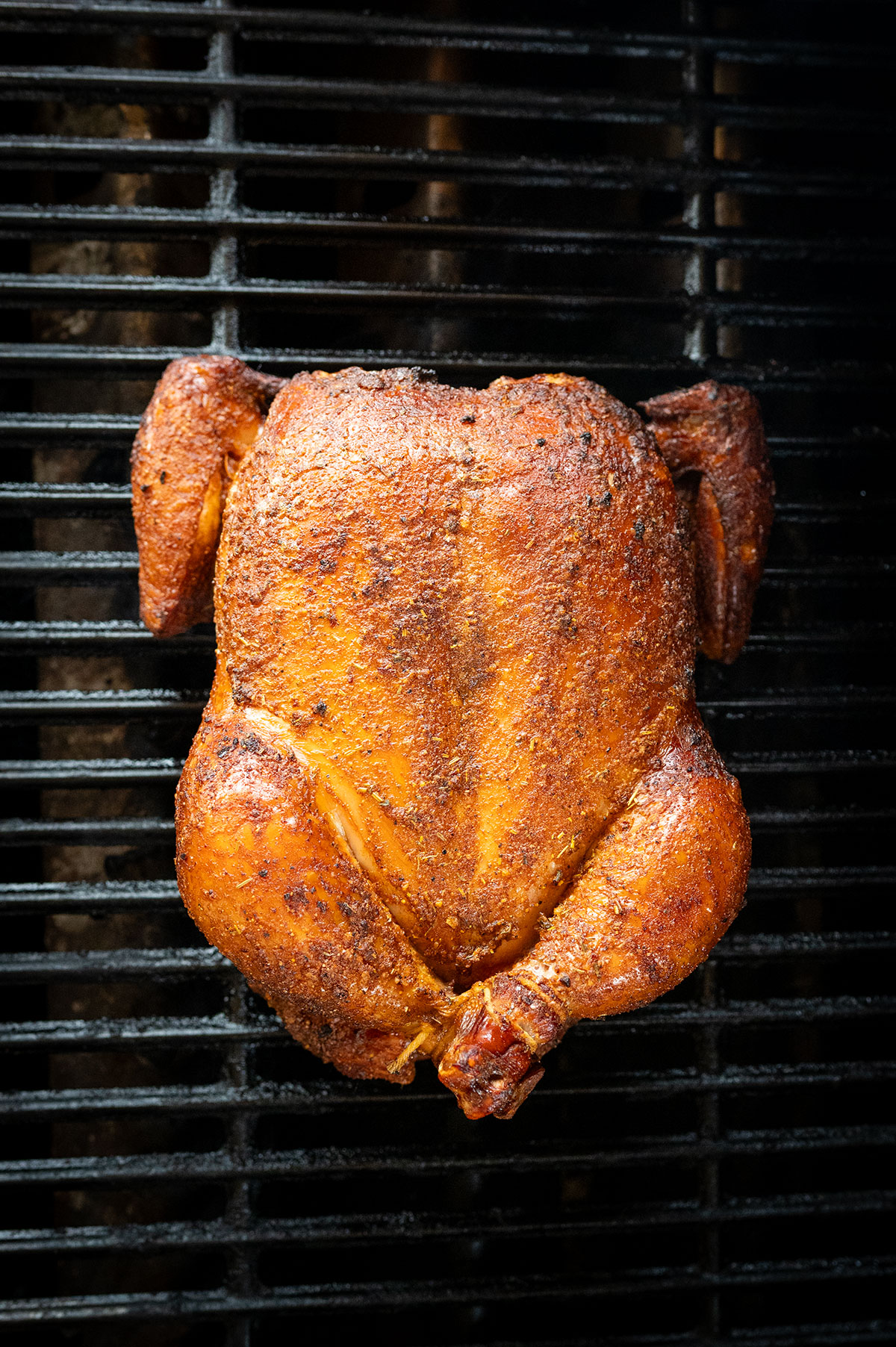 Smoked Whole Chicken.
